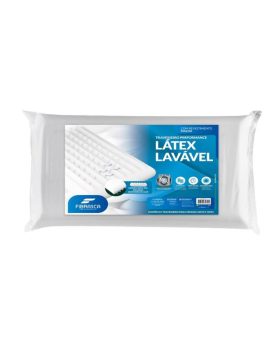 TRAVESSEIRO FIBRASCA LÁTEX PLUS LAVÁVEL SINTÉTICO